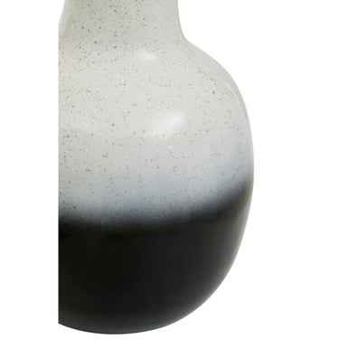 Ramus Small Black And White Ombre Vase