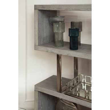 Rhoda Rectangle Nickle Finish Mirror Tray