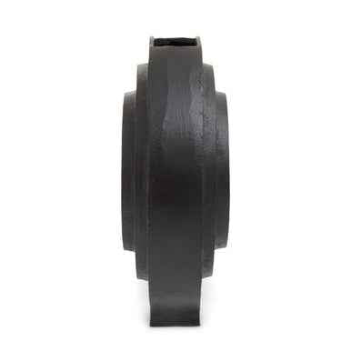 Hapax Round Matt Black Finish Vase