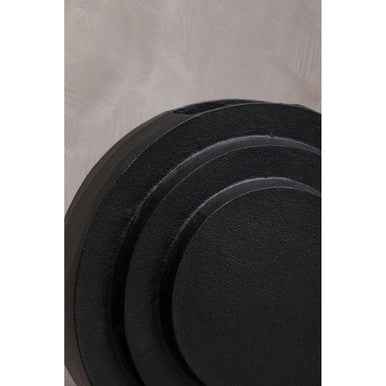 Hapax Round Matt Black Finish Vase