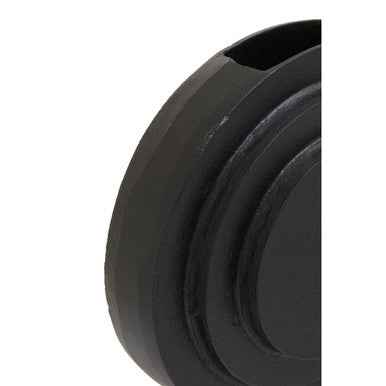 Hapax Round Matt Black Finish Vase