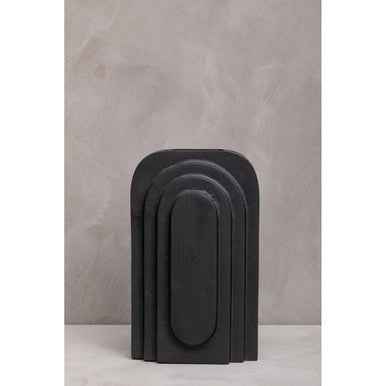 Hapax Tall Matt Black Finish Vase