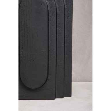Hapax Tall Matt Black Finish Vase