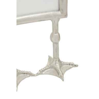 Duck Feet Silver Finish 5In X 7In Portrait Photo Frame