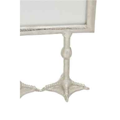 Duck Feet Silver Finish 5In X 7In Landscape Photo Frame