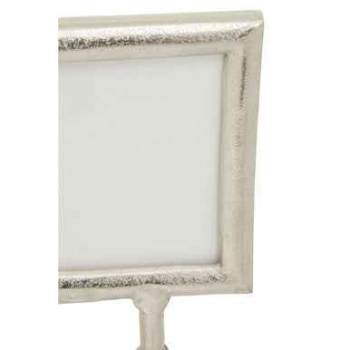 Duck Feet Silver Finish 5In X 7In Landscape Photo Frame