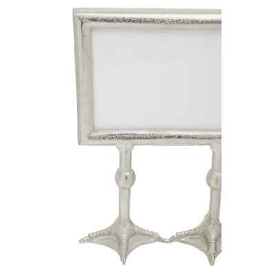 Duck Feet Silver Finish 5In X 7In Landscape Photo Frame
