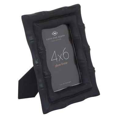 Hiba 4 X 6 Black Finish Bamboo Effect Photo Frame