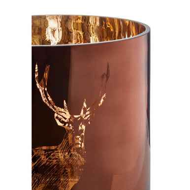 Large Brown Stag Candle Holder