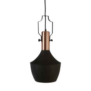 Argo Medium Pendant Light in Black and Copper