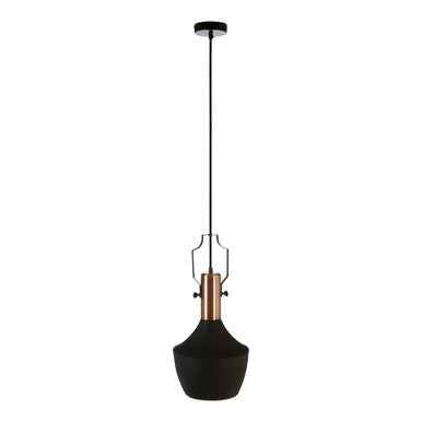 Argo Medium Pendant Light in Black and Copper