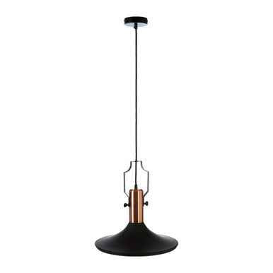 Argo Large Pendant Light in Black and Copper