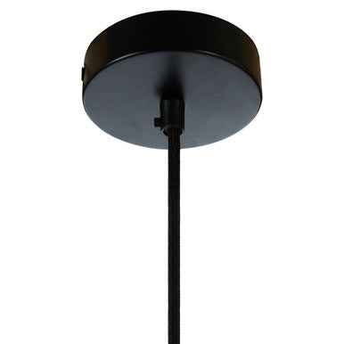 Argo Large Pendant Light in Black and Copper