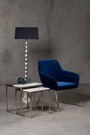 Macey Large Faceted Floor Lamp