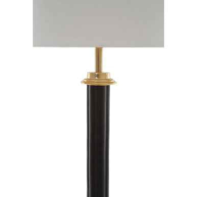 Macey Black & Gold Floor Lamp
