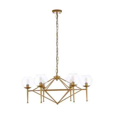 Abira 6 Bulb Geo Pendant Light