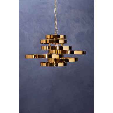 Alana 5 Bulb Gold Finish Pendant Lamp