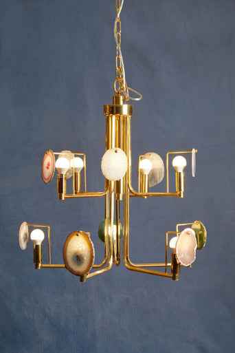 Glamour Agate 10-light Celing Light