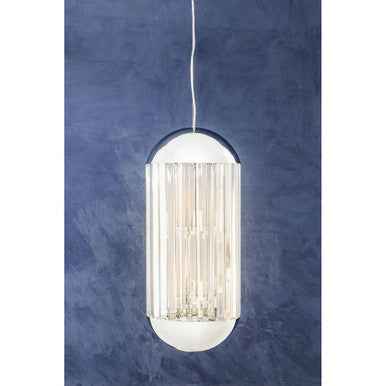 Kensington Townhouse Chrome Finish 6 Bulb Pendant Light