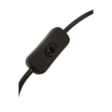 Marmo Black Marble Table Lamp With Glass Shade