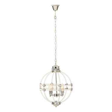 Karlo Pendant Light In Clear Acrylic And Chrome Finish