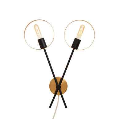 Trieste Two Bulb Ring Wall Light