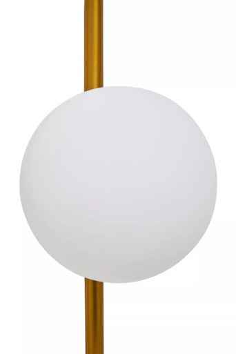 Abira Four Bulb White Glass Wall Light