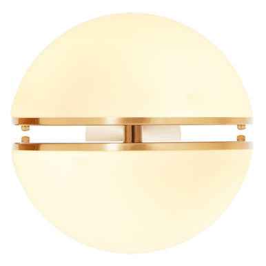 Abira Brushed Brass Ball Wall Light