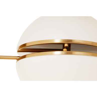 Abira Brushed Brass Ball Wall Light
