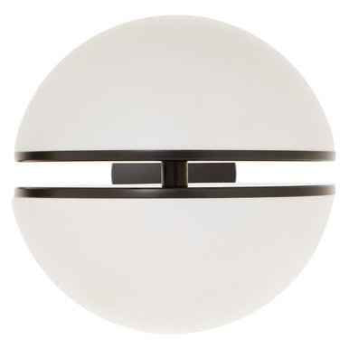 Abira Matte Black Ball Wall Light