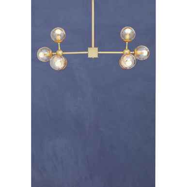 Abira Gold 8 Arm Pendant Light