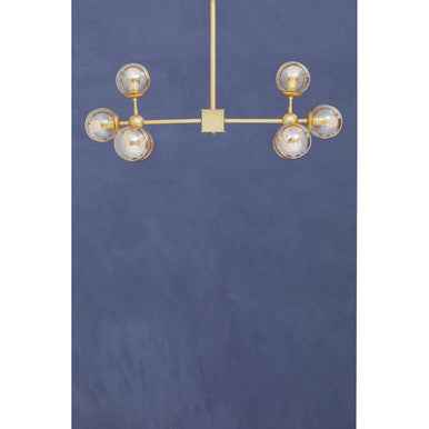 Abira Gold 8 Arm Pendant Light