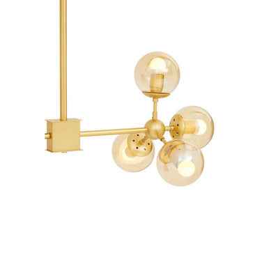 Abira Gold 8 Arm Pendant Light