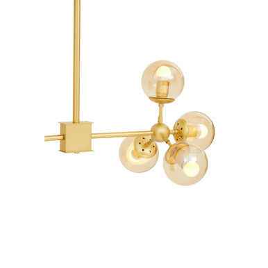 Abira Gold 8 Arm Pendant Light