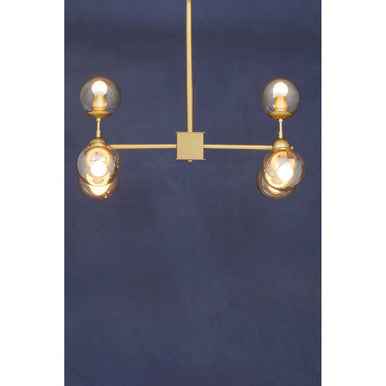 Abira Six Arm Gold Finish Pendant Light