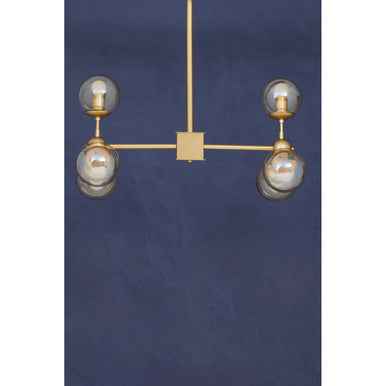 Abira Six Arm Gold Finish Pendant Light