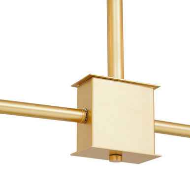 Abira Six Arm Gold Finish Pendant Light