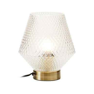 Noble Clear Glass Table Lamp