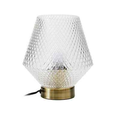 Noble Clear Glass Table Lamp