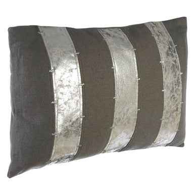 Bosie Kensington Townhouse Grey and Silver Cushion