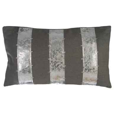 Bosie Kensington Townhouse Grey and Silver Cushion