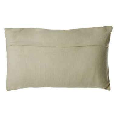 Bosie Kensington Townhouse Rectangular Ivory And Silver Check Cushion