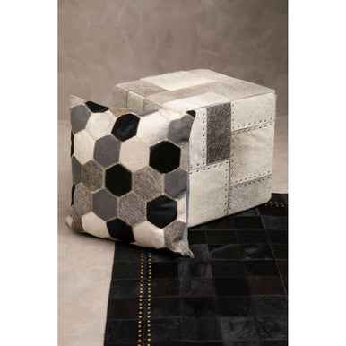 Bosie Safira Black And White And Grey Cushion Cover