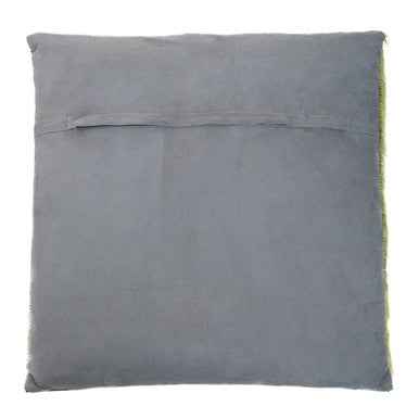 Bosie Safira Geometric Hair on Leather Patchwork Cushion