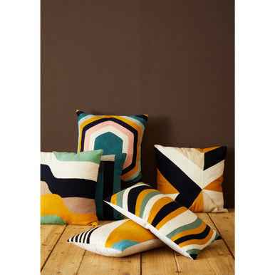 Bosie Ozella Geometric Abstract Pattern Cushion