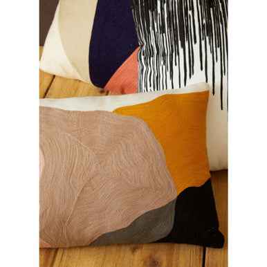 Bosie Ozella Multi Coloured Rectangular Cushion