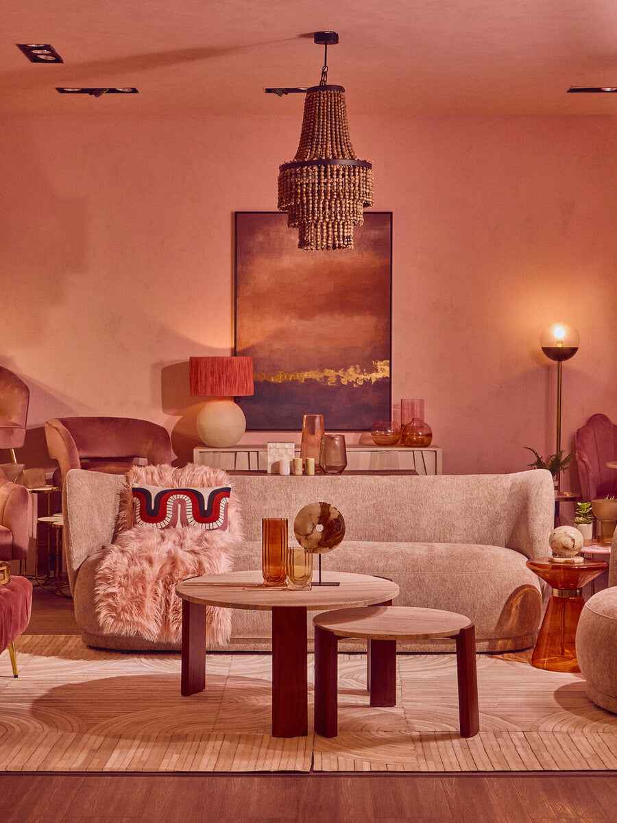 Bosie Ozella Curve Pattern Rectangular Cushion