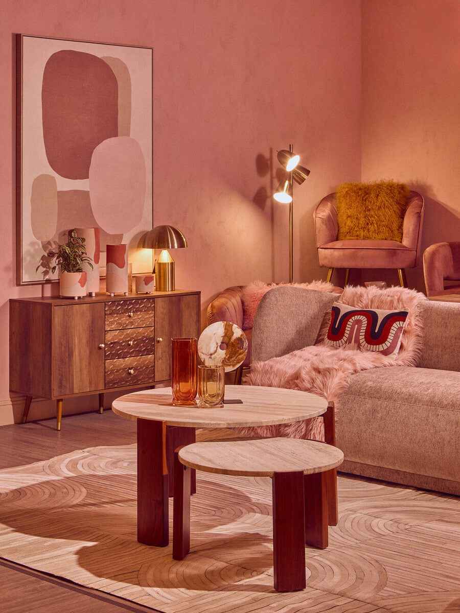 Bosie Ozella Curve Pattern Rectangular Cushion