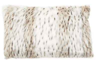 Bosie Lamina Animal Print Rectangular Fur Cushion