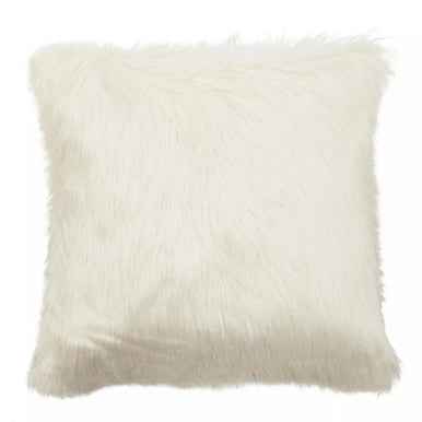 Bosie Lamina Cream Square Fur Cushion
